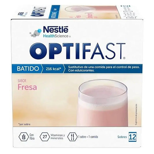 Optifast Batido Fresa 12X55 gr