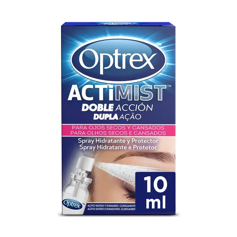 Optrex Actimist Spray Ojos Secos y Cansados, 10 ml