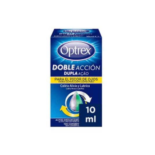 Optrex Colirio Multidosis Doble Acción Picor Ojos 10 Ml, 1 Unidad