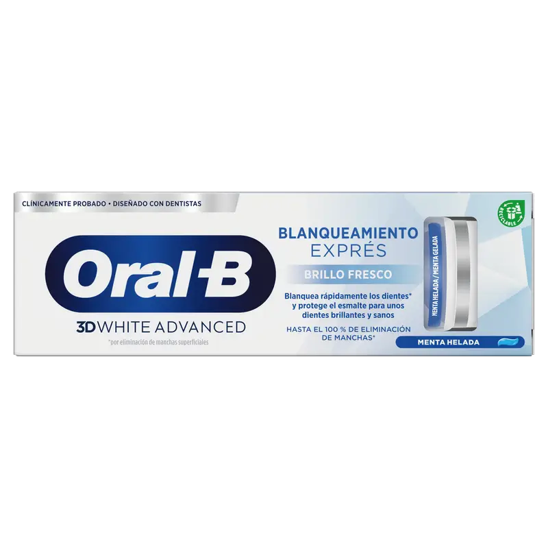 Oral-B Braun 3D Whit Express Brillo Fresco 75Ml