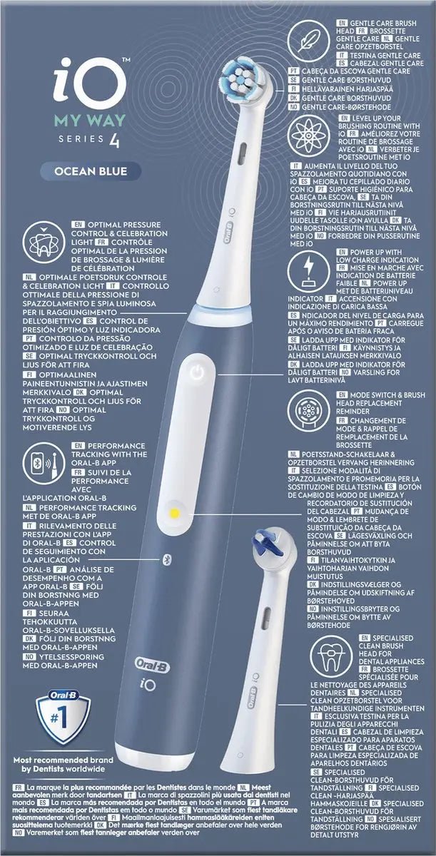 Oral-B Braun Cepillo De Dientes Eléctrico iO4 My Way Azul