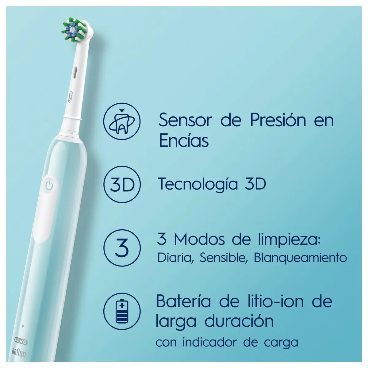 Oral-B Braun Cepillo De Dientes Eléctrico Pro 1 Azul