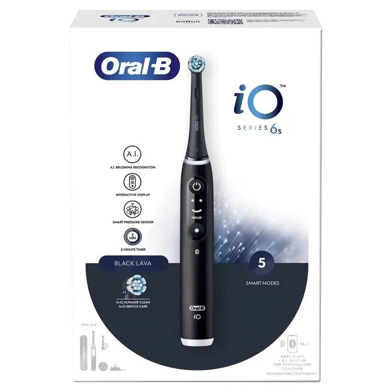 Oral- B Braun iO6s Cepillo De Dientes Eléctrico Negro