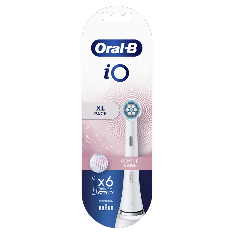 Oral-B Braun  iO Gentle Care Cabezales De Recambio, 6 Unidades