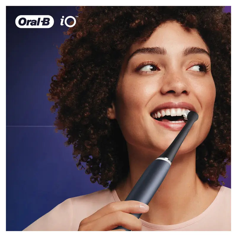 Oral-B Braun iO Ultimate Clean Negro Cabezales De Recambio, Pack De 4 Unidades