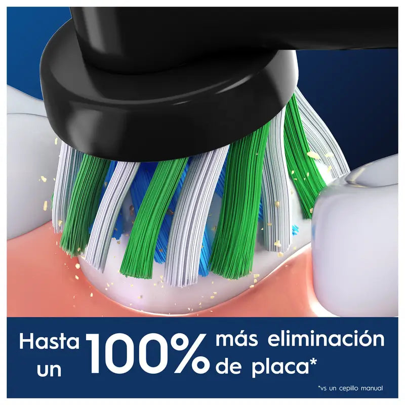 Oral-B Braun  Recambio Cepillo Recargable Cross Action Negro 6 Ud