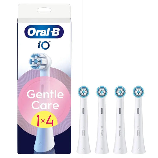 Oral-B iO Gentle Care Cabezales De Recambio, Pack De 4 Unidades