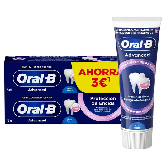 Oral-B Advanced Protección de Encías Duplo, 2x75ml