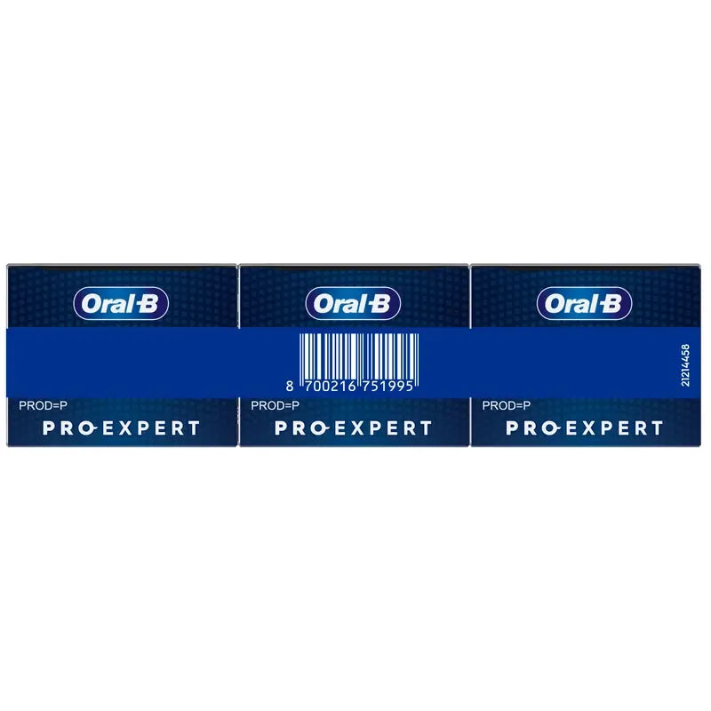 Oral-B Pack Pro-Expert Advanced Science Limpieza Profunda Pasta Dentífrica, 3 x 75Ml