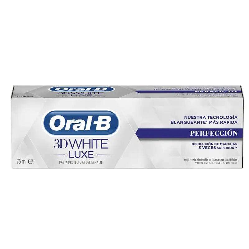 Oral-B Pasta de Dientes 3D Luxe Perfección, 75 ml x 4 unidades