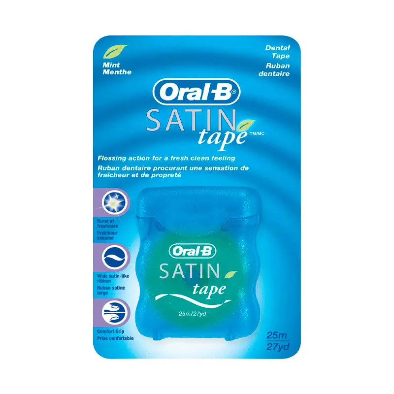 Oral B Satin Tape Fluor Cinta Dental Menta 25 m