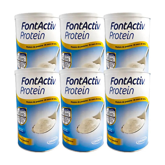 Fontactiv Protein Sabor Neutro 250gr x 6 Botes