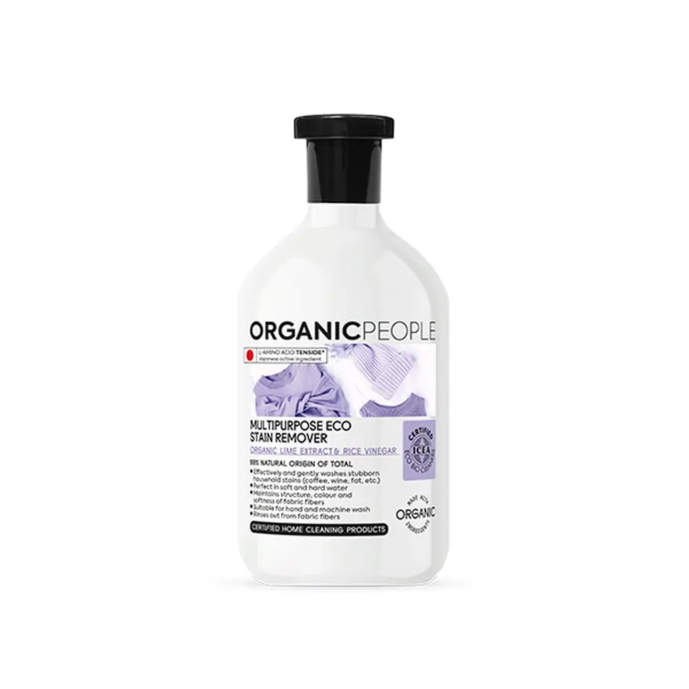 Organic People Quitamanchas Ecológico Multiusos. Organic Lime & Rice Vinegar, 500 Ml