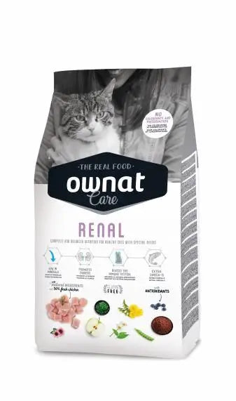 Ownat Care Renal Feline 1,5Kg, pienso para gatos