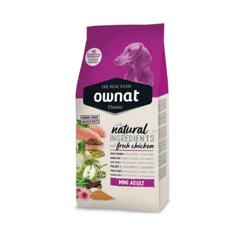 Ownat Classic Adult Adult Mini 1,5Kg, pienso para perros