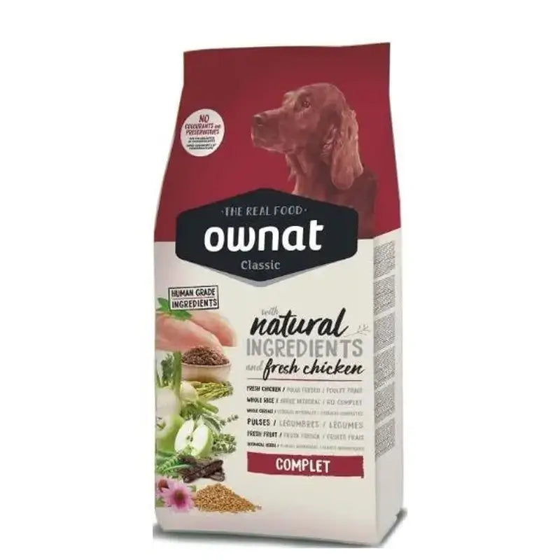 Ownat Classic Canine Adult Complet 20 Kg, Pienso para Perros