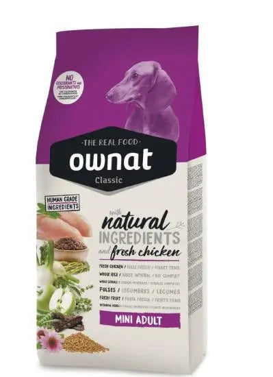 Ownat Classic Canine Adult Mini 4Kg, pienso para perros