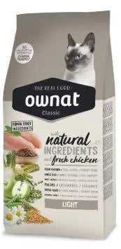 Ownat Classic Feline Adult Light 4Kg, pienso para gatos