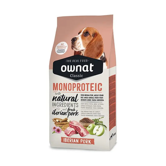 Ownat Classic Perro Monoproteic Cerdo Ibérico 4Kg