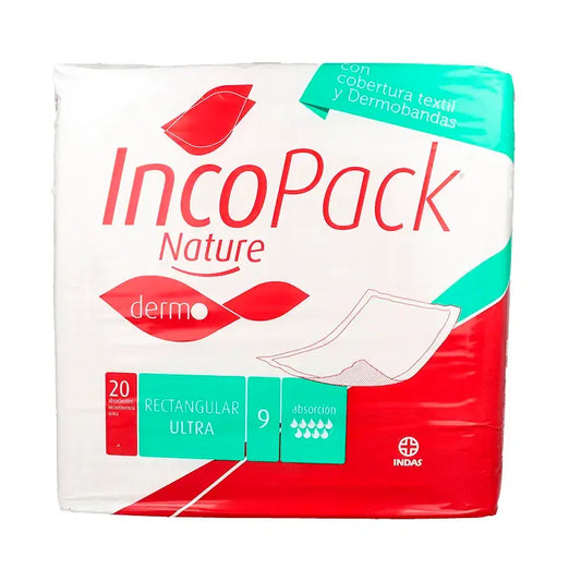 Incopack Febus Absorbente Rectangular 32x60, 80 Unidades