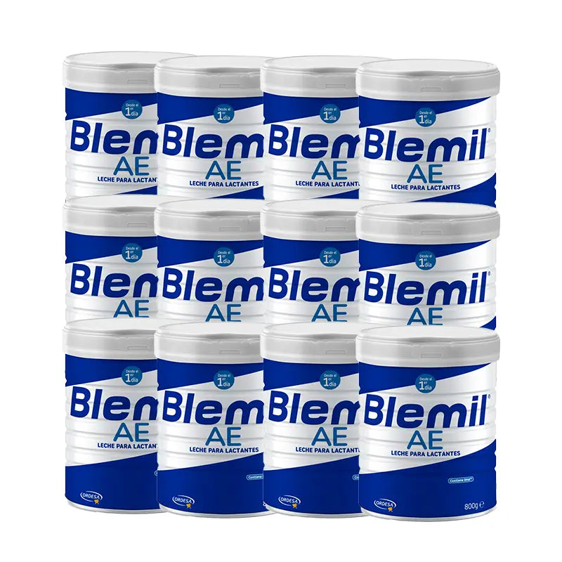 Pack 12 X Blemil Plus 1 AE, 800 gr