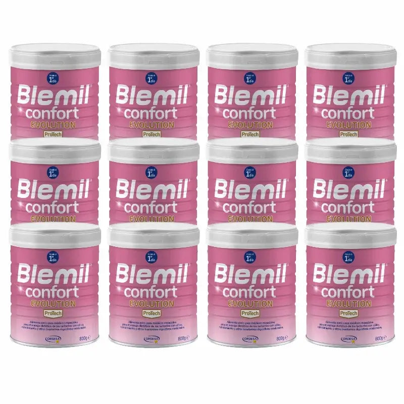 Blemil Pack 12 x Confort Evolution, 800 gr