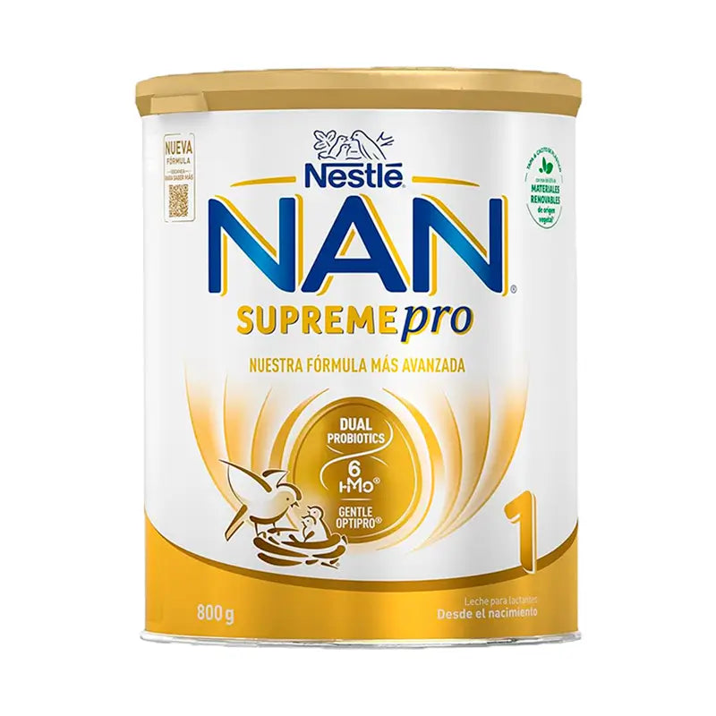 Nestlé Nan Supreme Pro 1 Leche de Inicio, 12X800 gr