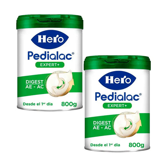 Pack 2 X Hero Baby Pedialac Digest Ae/Ac 800 gr