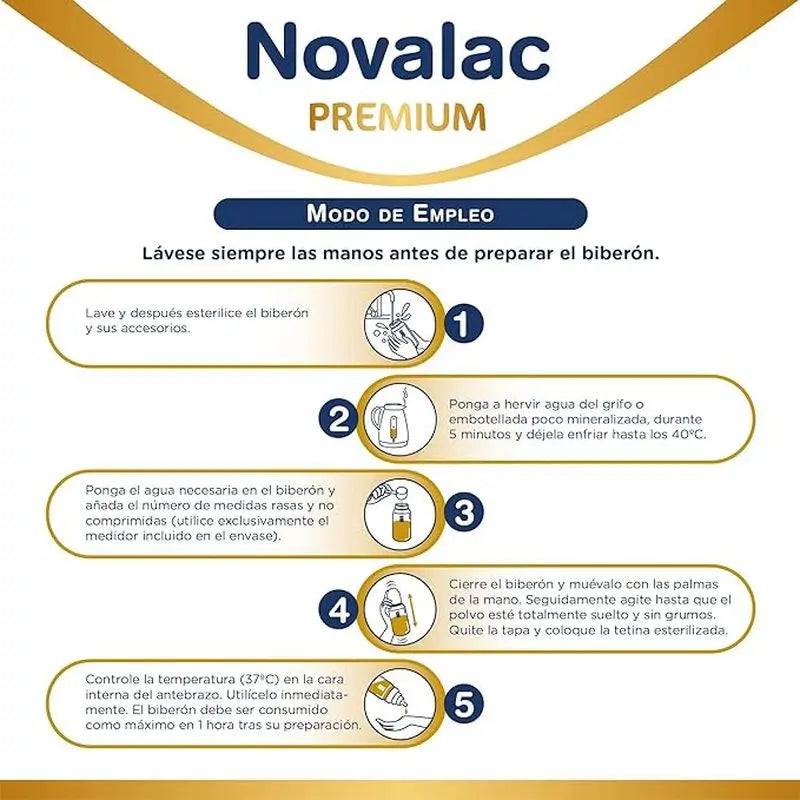 Pack 2 X Novalac 1 Premium Leche Lactantes 800 gr