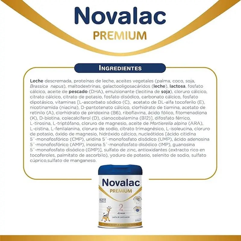 Pack 2 X Novalac 2 Premium Leche de Continuacion 800 gr