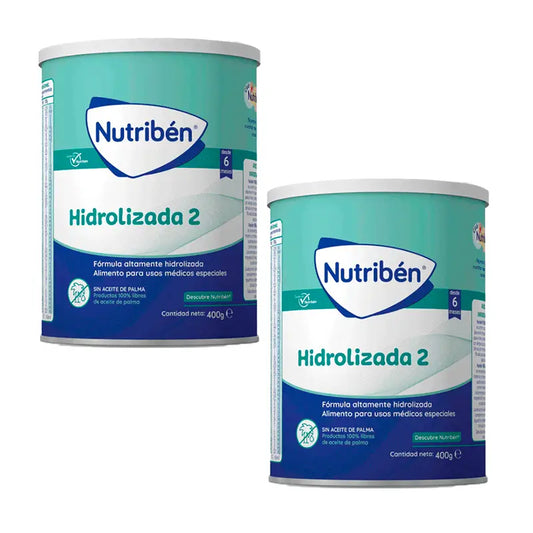 Pack 2 X Nutriben Leche Hidrolizada 2 400 gr