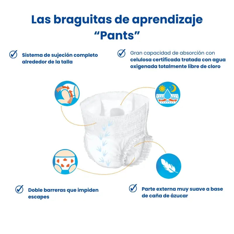 Pingo Pack 2X Pañal Braguitas Ecológicas Talla 4, 60 Unidades