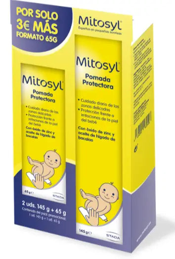 Mitosyl Pomada Protectora 210 gr, Pack 145gr + 65gr