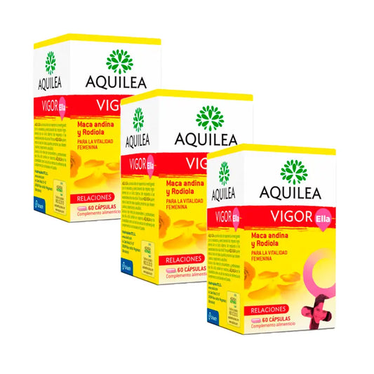 Pack 3 Aquilea Vigor Ella, 2x60 cápsulas