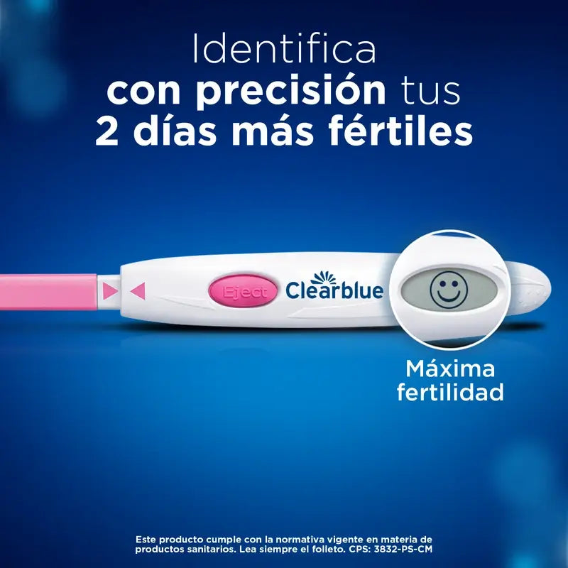 Clearblue Pack Early Test Embarazo Analógico 3 Pruebas + Clearblue Test Ovulación 30 Varillas