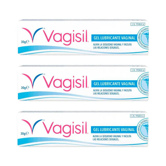 Pack 3 Vagisil Gel Lubricante Vaginal, 30gr