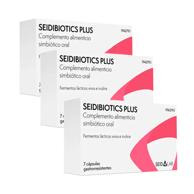 Pack 3 X Seidbiotics Plus, 7 Cápsulas