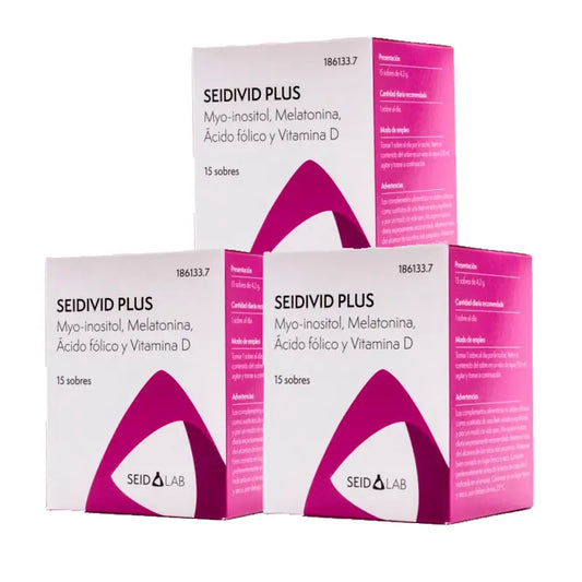 Pack 3 X Seidivid Plus, 15  Sobres