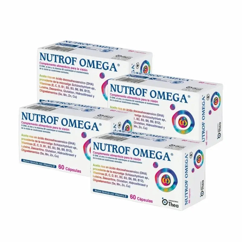 Pack 4 Nutrof Omega, 60 cápsulas