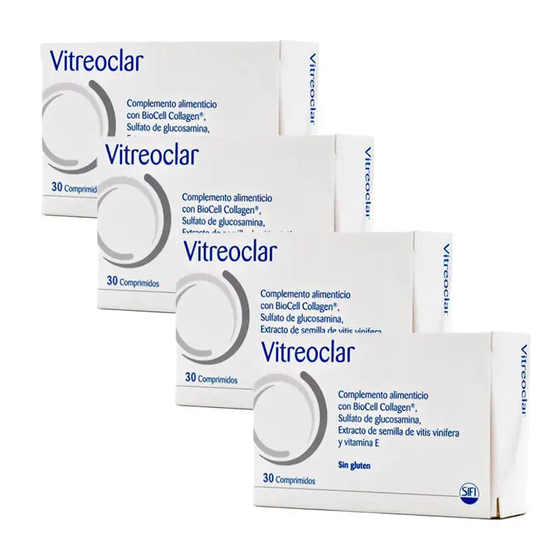 Pack 4 Vitreoclar Complemento Alimenticio Salud Ocular 30 comprimidos