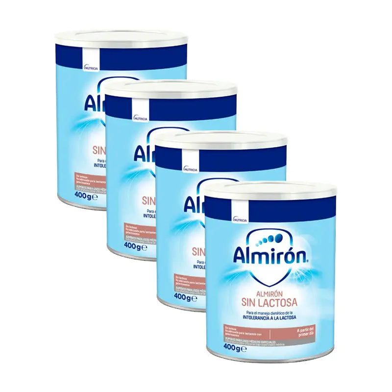 Pack 4 X Almirón Sin Lactosa, 400 gr