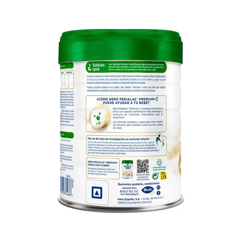 Pack 4 X Hero Baby Leche De Inicio Pedialac 1 800G