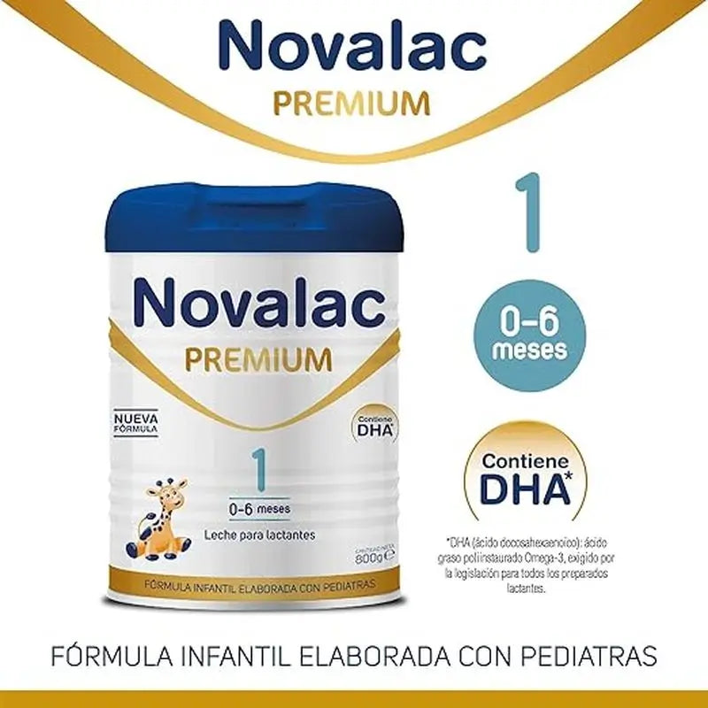 Pack 4 X Novalac 1 Premium Leche Lactantes 800 gr