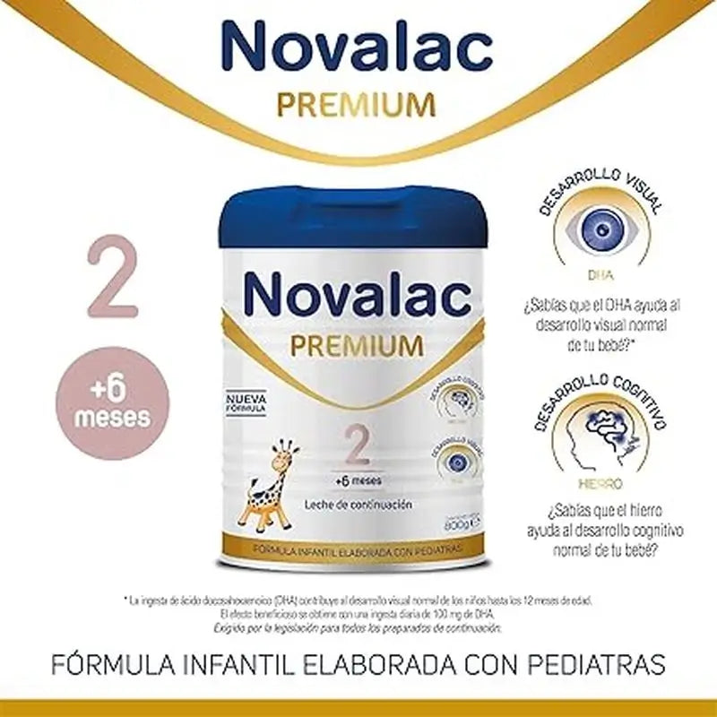 Pack 4 X Novalac 2 Premium Leche de Continuacion 800 gr