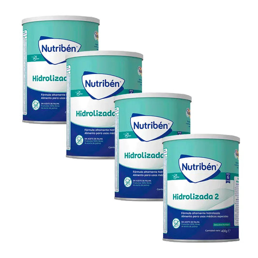 Pack 4 X Nutriben Leche Hidrolizada 2 400 gr