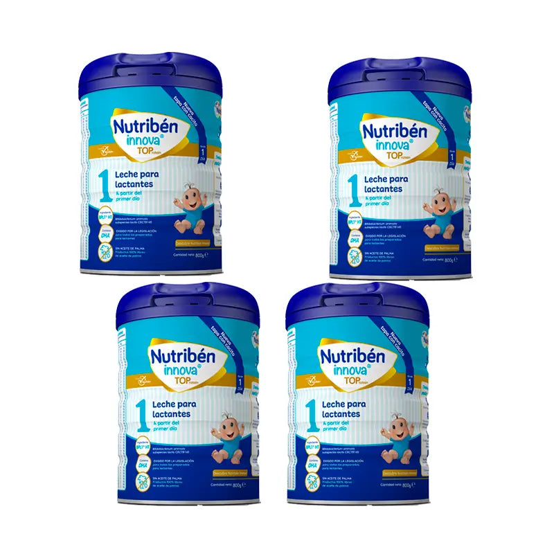 Nutribén  Innova 1 Top Protein Leche de inicio, 4X800 gr