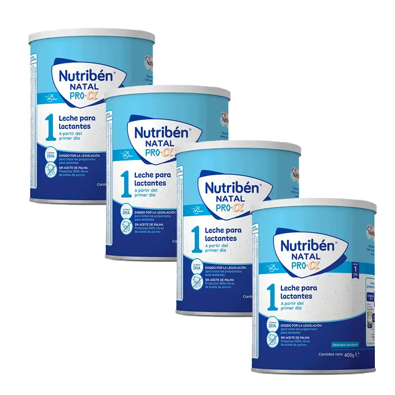 Pack 4 X Nutriben Leche Natal Pro Alfa, 400 gr