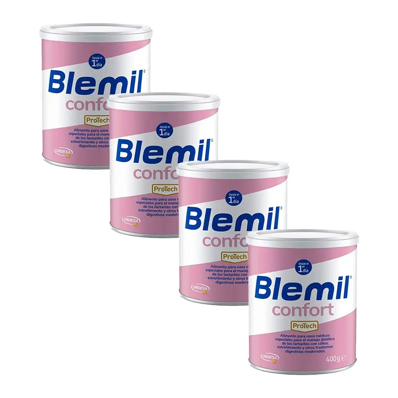 Blemil Pack 4 x Plus Confort, 800 gr