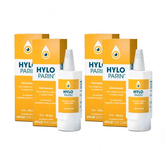 Pack 4X Hylo Parin Colirio Lubricante, 4x10 ml