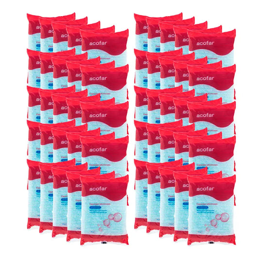 Acofar Pack Esponja Enjabonada Desechable, 24 esponjas x 50 bolsas